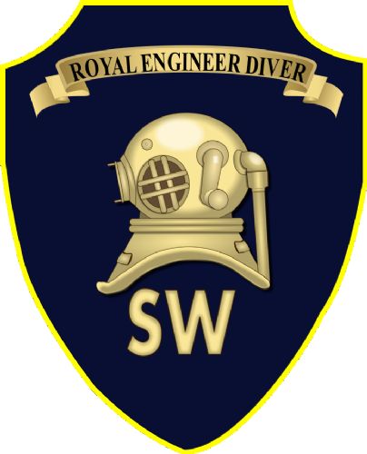 Royal Engineers Diver Plaque